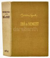 Bisztray Gyula: Író és nemzet. Bp., 1943, Révai, 436 p. Kiadói félvászon-kötés, helyenként foltos la...