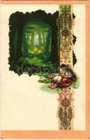 Irredenta üdvözlőlap / Hungarian irredenta greeting s: Bozó (EK)