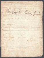 1839 Őriszentpéter, Móring-levél