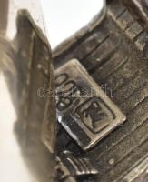 Mini ezüst (Ag) vitorlás bárka. Jelzett, finom munka 41,5 g, 60 mm