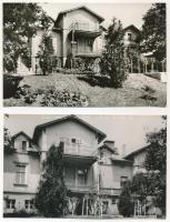 Balatonfüred - 8 db MODERN város képeslap: hajóállomás, parti sétány, római katolikus templom, vasut...