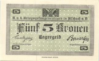 Ausztria/Aschach hadifogolytábor DN 1h, 2h, 10h, 20h, 50h, 1K, 2K, 5K szükségbankjegyek, ritka magya...