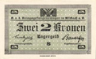 Ausztria/Aschach hadifogolytábor DN 1h, 2h, 10h, 20h, 50h, 1K, 2K, 5K szükségbankjegyek, ritka magya...