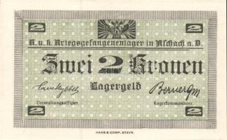 Ausztria/Aschach hadifogolytábor DN 1h, 2h, 10h, 20h, 50h, 1K, 2K, 5K szükségbankjegyek, ritka magya...