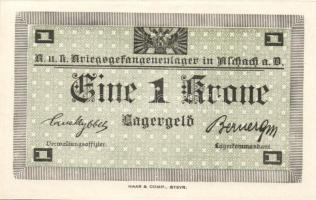 Ausztria/Aschach hadifogolytábor DN 1h, 2h, 10h, 20h, 50h, 1K, 2K, 5K szükségbankjegyek, ritka magya...