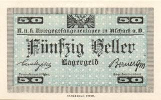 Ausztria/Aschach hadifogolytábor DN 1h, 2h, 10h, 20h, 50h, 1K, 2K, 5K szükségbankjegyek, ritka magya...