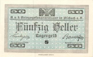 Ausztria/Aschach hadifogolytábor DN 1h, 2h, 10h, 20h, 50h, 1K, 2K, 5K szükségbankjegyek, ritka magya...