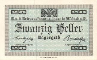 Ausztria/Aschach hadifogolytábor DN 1h, 2h, 10h, 20h, 50h, 1K, 2K, 5K szükségbankjegyek, ritka magya...