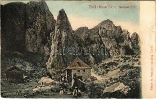 Túri-hasadék, Cheile Turului; malom. Füssy és Sztupjár kiadása / mill (fl)