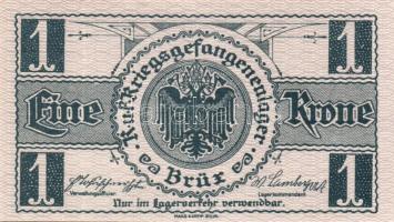 Ausztria/Brüx hadifogolytábor DN 50h, 1K, 2K, 5K, 10K szükségbankjegyek, ritka magyar nyelvű propaga...