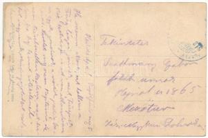 1918 Püspökfürdő, Szentlászlófürdő, Baile 1 Mai (Nagyvárad, Oradea); vasútállomás, vonat. Ruttner és...