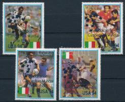 World Cup USA set (without minisheet) + 2 FDCs Labdarúgó VB, USA felülnyomott sor (kisív nélkül) + 2...