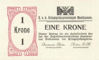 Ausztria/Mauthausen hadifogolytábor 1914-15 1h, 2h, 10h, 20h, 1K, 1,6K, 2K, 5K, 10K, 20K szükségbank...