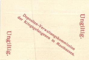 Ausztria/Mauthausen hadifogolytábor 1914-15 1h, 2h, 10h, 20h, 1K, 1,6K, 2K, 5K, 10K, 20K szükségbank...
