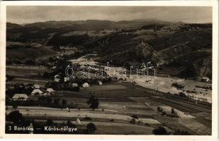 1943 Barátka, Brátka, Bratca; Körös völgy, vasút / Cris valley, railway tracks