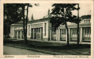 Budapest II. Császár fürdő, Föveny és versenyuszoda főbejárata (EK)