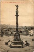 Barcelona, Monumento a Colón (pinholes)