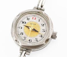 Ezüst (Ag) tokos és szíjas modern női karóra br 12 g Nem működik,