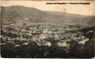 1916 Rogatica + "K.U.K. FELDPOSTAMT SARAJEVO" (worn corners)