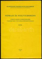 Néprajz és nyelvtudomány. Volkskunde und Sprachwissenschaft. XXVIII. Szerk.: Károly Sándor. Acta Universitatis Szegediensis de Attila József Nominatae Sectio Ethongraphica et Linguistica. Szeged, 1984., József Attila Tudományegyetem. Kiadói papírkötés. Megjelent 500 példányban.