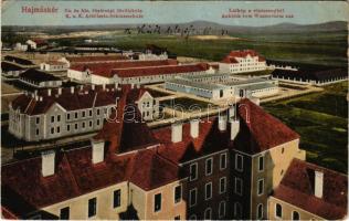 1914 Hajmáskér, Cs. és kir. tüzérségi lövőiskola, látkép a víztoronyból. Szélessy Mihály kiadása