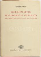 Inczefi Géza: Földrajzi nevek névtudományi vizsgálata. (Makó környékének földrajzi nevei alapján.) Nyelvészeti Tanulmányok 14. Bp., 1970., Akadémiai Kiadó. Kiadói egészvászon-kötés, kiadói papír védőborítóban.