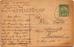 1910 Bajmócfürdő, Bojnické kúpele; fürdő udvara. Gubits B. Privigye kiadása / courtyard of the spa (...