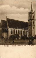 Beszterce, Bistritz, Bistrita; Biserica ev. luth. / Ev. Kirche / Evangélikus templom. G. Zikeli kiadása / Lutheran church