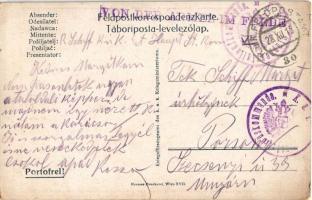 1915 Weihnachten 1915 / Első világháborús osztrák-magyar katonai karácsonyi üdvözlet / WWI Austro-Hu...