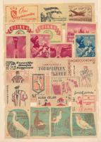 1950-1974 Vegyes magyar gyufacímke tétel