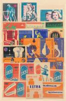 1950-1974 Vegyes magyar gyufacímke tétel