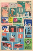 1950-1974 Vegyes magyar gyufacímke tétel