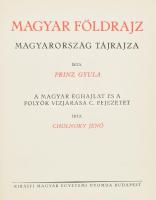 Prinz Gyula: Magyar földrajz. Magyarország tájrajza. A magyar éghajlat és a folyók vízjárása c. fejezetet írta Cholnoky Jenő. Magyar föld, magyar faj. I. köt. Szekszárd, 1990,Babits. Reprint kiadás. Kiadói műbőr-kötés.