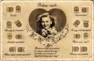 1944 Bélyeg-nyelv / Language of stamps (EK)