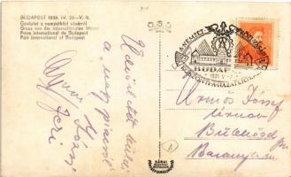 1939 Budapest XIV. Városliget, BNV Budapesti Nemzetközi Vásár, M. kir. dohányjövedék, Ganz + So. Stp...