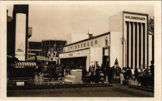 1936 Budapest XIV. Városliget, BNV Budapesti Nemzetközi Vásár, Goldberger, Gáz pavilonok + So. Stpl.