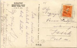 1936 Budapest XIV. Városliget, BNV Budapesti Nemzetközi Vásár, Goldberger, Gáz pavilonok + So. Stpl