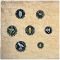 2005. 1Ft-100Ft (7xklf) forgalmi sor szettben + 2005. 10Ft "József Attila" T:PP patina, kü...