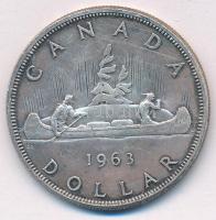 Kanada 1963. 1D Ag "II. Erzsébet" T:VF karc
Canada 1963. 1 Dollar Ag "Elizabeth II&q...