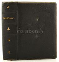 Lévay Mihály: Imakönyv a kath. hívek számára. Orczy Tekla bárónő rajzaival. Bp., [1899], Athenaeum. XIX+468 p. Színes, litografált illusztrációkkal, iniciálékkal, könyvdíszekkel. Aranyozott egészbőr-kötésben.