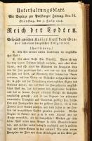 1814 Unterhaltungsblatt für die Leser der Pressburger Zeitung. Zweite Jahreshälfte 1814. Pressburg [...