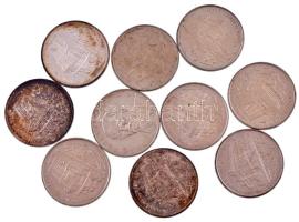 1992. 200Ft Ag "MNB" (3x) + 1993. 200Ft Ag "MNB" (6x) 1994. 200Ft "Deák" T:AU,XF közte patina, karc, ph  Adamo F13, F13.1