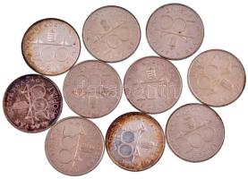 1992. 200Ft Ag "MNB" (3x) + 1993. 200Ft Ag "MNB" (6x) 1994. 200Ft "Deák&quo...