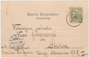 1902 Ivanicsvár, Ivanic-Grad; Gradsko poglavarstvo, Katolicka crkva, Trg sv. Turaia, Pravoslavna crk...