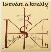 Szörényi Levente - Bródy János - István, A Király (Rockopera), 2 x Vinyl, LP, Stereo, 1983 Magyarország (VG+, a tok enyhén sérült), Szörényi Levente és Bródy János aláírásával a tokon