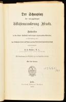 Palmer, [Edward Henry]: Der Schauplatz der vierzigjährigen Wüstenwanderung Israels. Gotha, 1876, Friedrich Andreas Perthes, XVI+460 p. + 4 (kihajtható térképek) t. Német nyelven. Aranyozott gerincű félbőr-kötésben, márványozott lapélekkel, kopott, sérült borítóval és gerinccel.