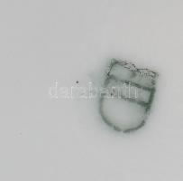 Cseh alt-Wien antik mintás porcelán süteményes készlet. Hat személyes komplett, matricás, jelzett, k...