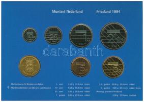 Hollandia 1994. 5c-2 1/2G (6xklf) forgalmi sor karton tokban, pénzverdei zsetonnal T:PP
Netherlands...