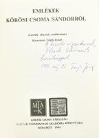 Terjék József: Emlékek Kőrösi Csoma Sándorról. (Levelek, okiratok, emlékezések.) Közzéteszi: - -. Az...