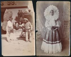 cca 1902 Mittermayer (Markóczi) Alajos soproni fotós mexikói fotói, (Gyula nevű személy jegyzeteivel...